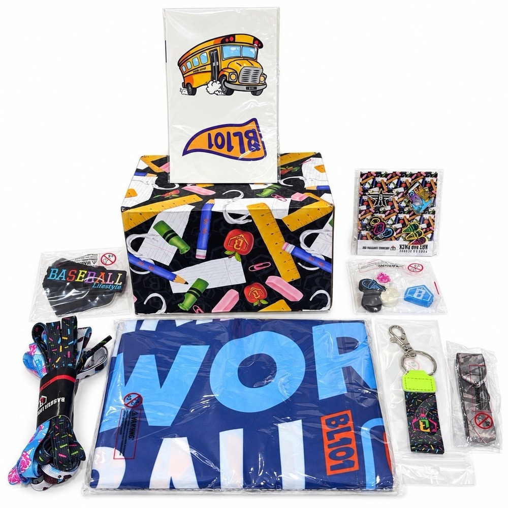 Baseball Lifestyle 101 Back to School Accessory Lot Pins Patches Shoelaces